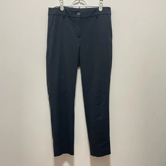 J.Crew Slim-fit full-length trouser pant size 6 in black - Picture 1 of 3